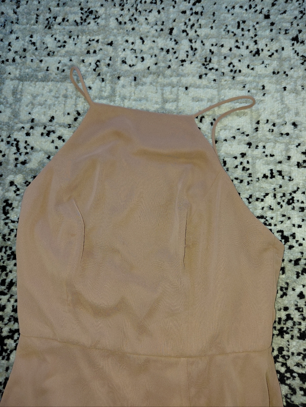 Lovely Bridesmaid Sienna Chiffon Maxi Dress Size 4R NWT | High Neck Slit Formal - Picture 15 of 15